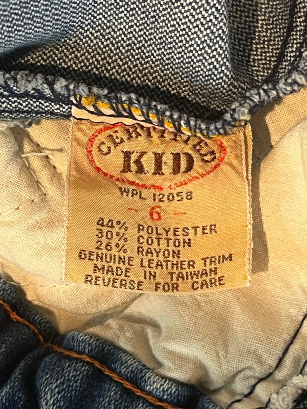 Vintage 90s 1999 Certified Kid Superman Shield Denim Jacket Unisex Kids Size 6 - Picture 6 of 13